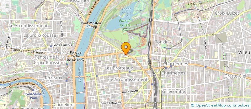 localisation de l'entreprise IMMOBILIERE DES BELGES G I F  LYON