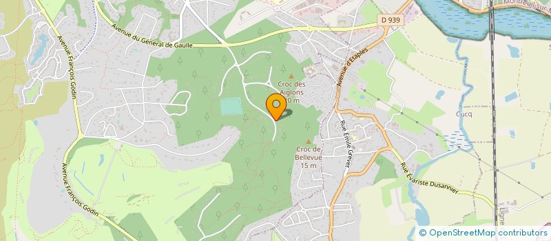 localisation de l'entreprise IMMOBILIERE DES CHAMPS DE L'ABBAYE  LE TOUQUET-PARIS-PLAGE