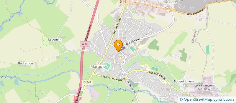 localisation de l'entreprise IMMOBILIERE DES DEUX CAPS  MARQUISE