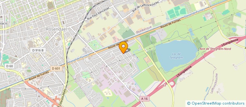 localisation de l'entreprise IMMOBILIERE DES DUNES III  TETEGHEM-COUDEKERQUE-VILLAGE