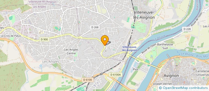 localisation de l'entreprise IMMOBILIERE DES FRENES  VILLENEUVE-LES-AVIGNON