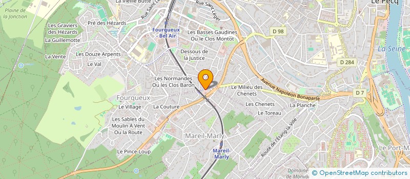 localisation de l'entreprise IMMOBILIERE DES GAMELINES  MAREIL-MARLY