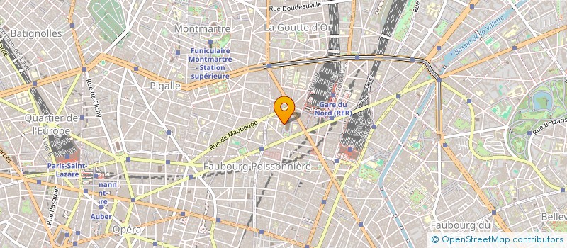 localisation de l'entreprise IMMOBILIERE DES HARICOTS  PARIS