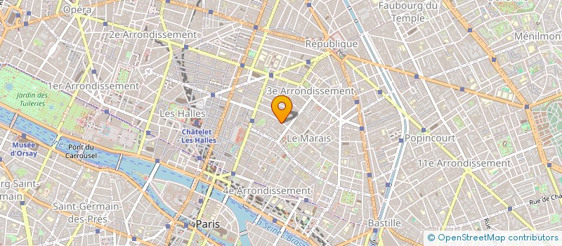 localisation de l'entreprise IMMOBILIERE DES HAUDRIETTES à PARIS