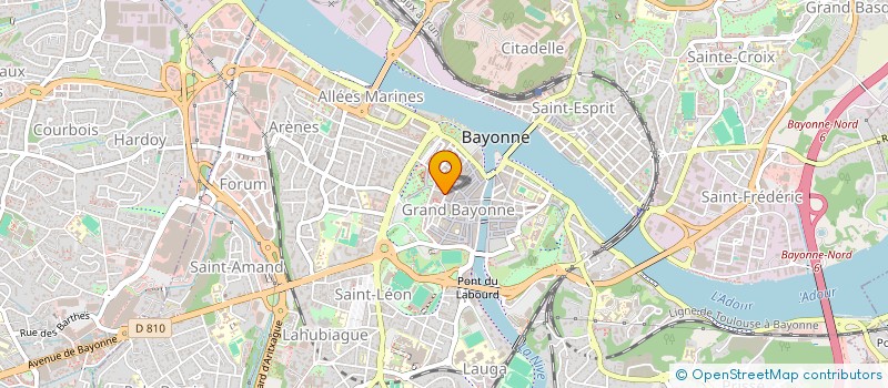 localisation de l'entreprise IMMOBILIERE DES LANDES BIARROTE à BAYONNE