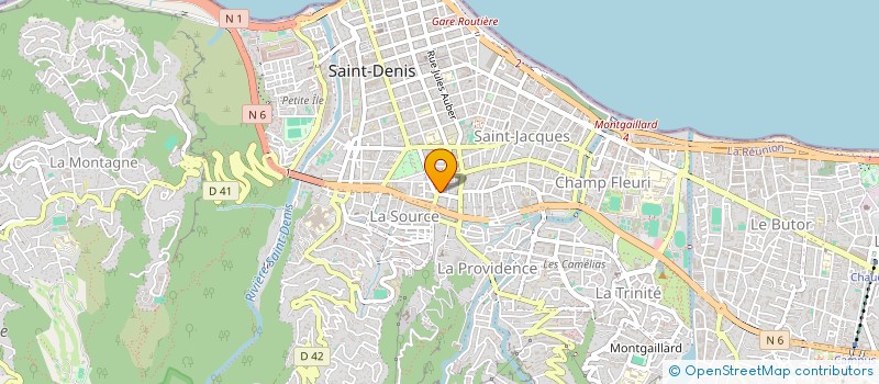 localisation de l'entreprise IMMOBILIERE DES MANGUIERS à SAINT-DENIS