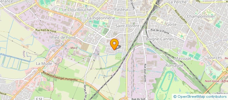 localisation de l'entreprise IMMOBILIERE DES PYRAMIDES  NIORT
