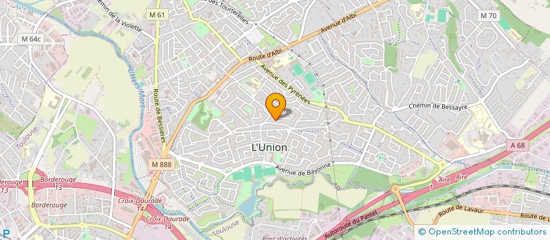 localisation de l'entreprise IMMOBILIERE DES PYRENEES à L'UNION