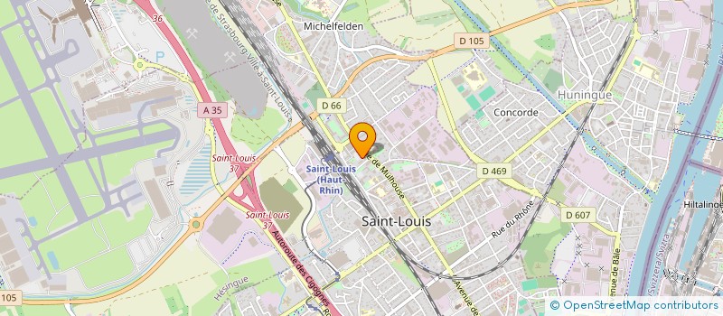 localisation de l'entreprise IMMOBILIERE DES TROIS LYS à SAINT-LOUIS