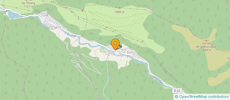 localisation de l'entreprise IMMOBILIERE DES VALLEES DE L'ORIEGE à ORLU