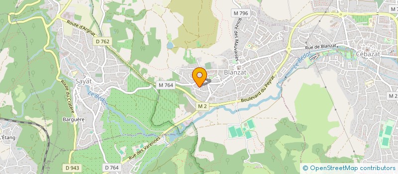 localisation de l'entreprise IMMOBILIERE DES VERGNES  BLANZAT