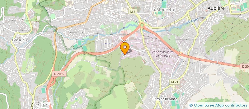 localisation de l'entreprise IMMOBILIERE DES VOLCANS D'AUVERGNE  ROMAGNAT