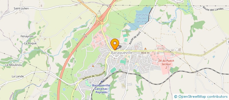 localisation de l'entreprise IMMOBILIERE DESCHAMPS  BARAQUEVILLE