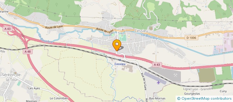 localisation de l'entreprise IMMOBILIERE DEVELOPPEMENT  CESSIEU