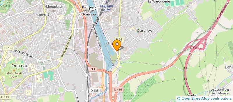 localisation de l'entreprise IMMOBILIERE DHUIME à SAINT-MARTIN-BOULOGNE