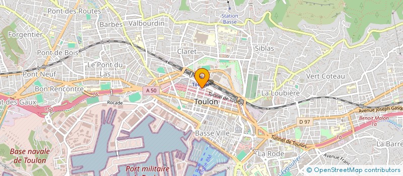 localisation de l'entreprise IMMOBILIERE DI MAGGIO ERIC  TOULON