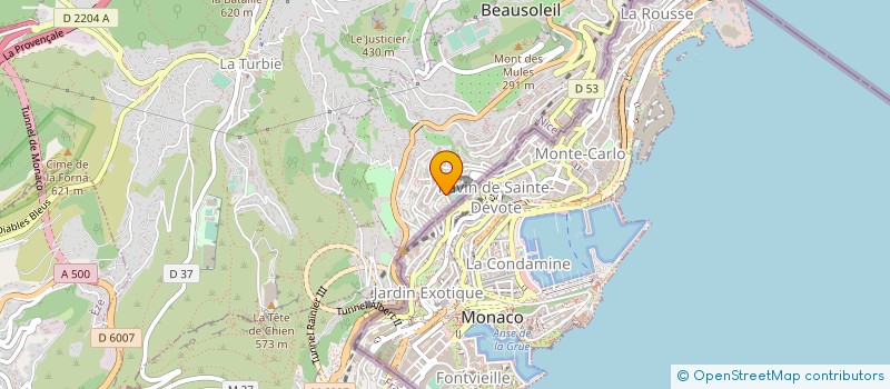 localisation de l'entreprise IMMOBILIERE DOMANIALE CTIM à BEAUSOLEIL