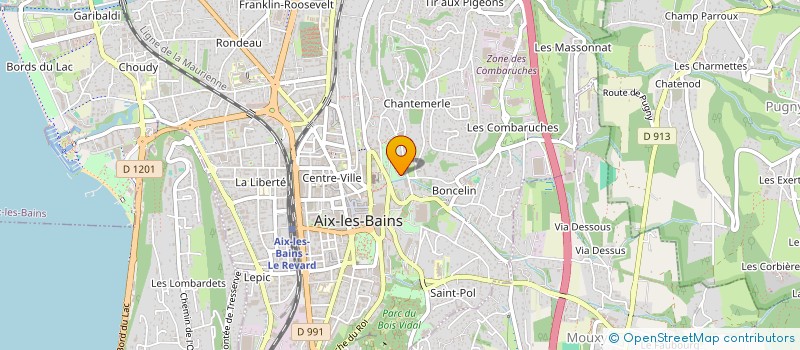 localisation de l'entreprise IMMOBILIERE DORIAN à AIX-LES-BAINS