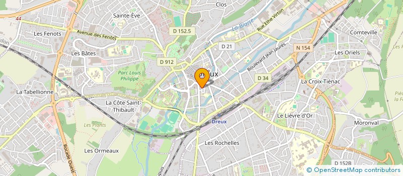 localisation de l'entreprise IMMOBILIERE DROUAISE D INVESTISSEMENT à DREUX