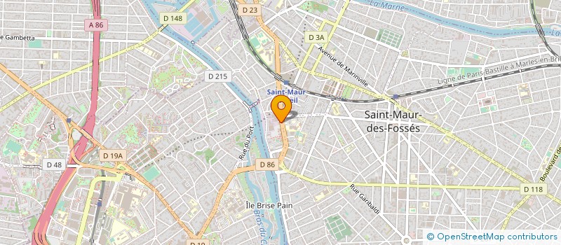 localisation de l'entreprise IMMOBILIERE DU 58 RUE DU PONT DE CRETEIL à SAINT-MAUR-DES-FOSSES