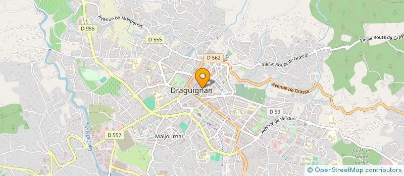 localisation de l'entreprise IMMOBILIERE DU 83 à DRAGUIGNAN