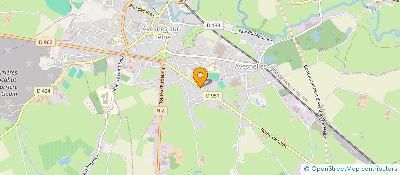 localisation de l'entreprise IMMOBILIERE DU BOCAGE  AVESNELLES