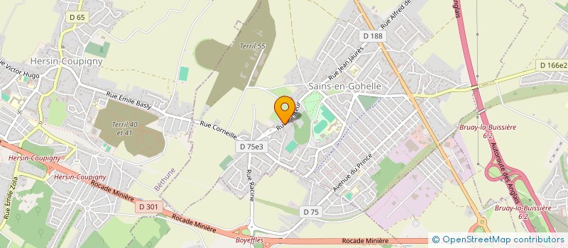 localisation de l'entreprise IMMOBILIERE DU BOIS DE RUITZ  SAINS-EN-GOHELLE