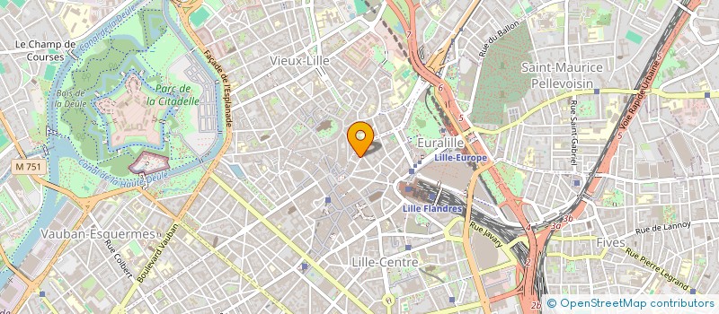 localisation de l'entreprise IMMOBILIERE DU BOURG DE MARCQ à LILLE