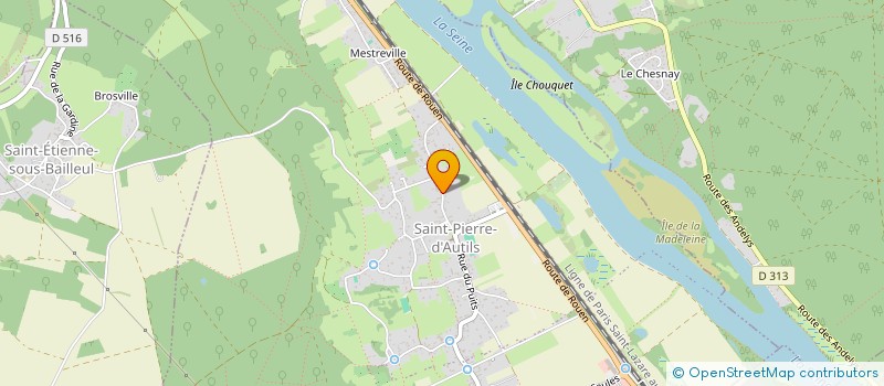 localisation de l'entreprise IMMOBILIERE DU BOURGAGE  LA CHAPELLE-LONGUEVILLE