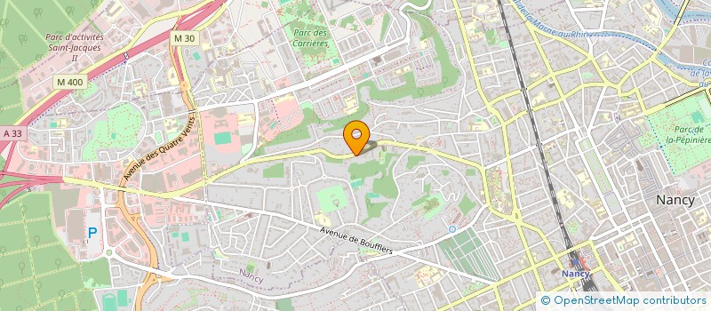 localisation de l'entreprise IMMOBILIERE DU CENTRE  NANCY