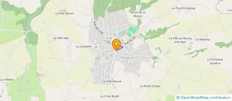 localisation de l'entreprise IMMOBILIERE DU CENTRE à PLOEUC-L'HERMITAGE