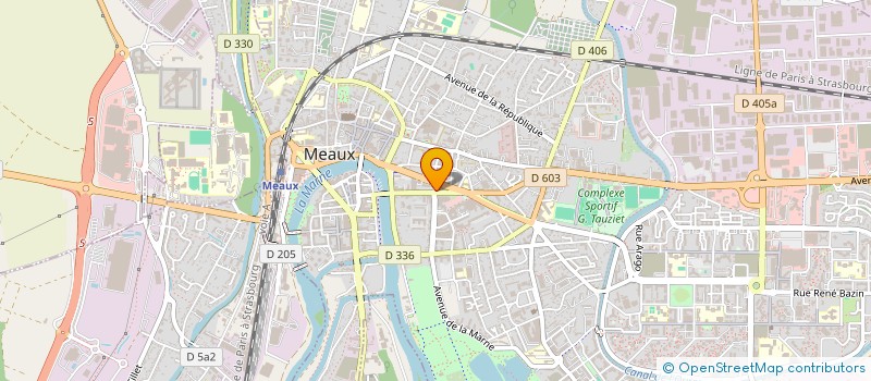 localisation de l'entreprise IMMOBILIERE DU CHAMPS DE MARS à MEAUX
