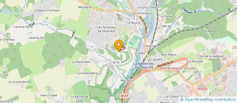 localisation de l'entreprise IMMOBILIERE DU CHATEAU DE L'AUBRIERE  LA MEMBROLLE-SUR-CHOISILLE