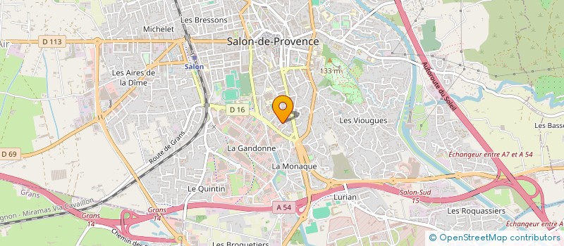 localisation de l'entreprise IMMOBILIERE DU COURS  SALON-DE-PROVENCE