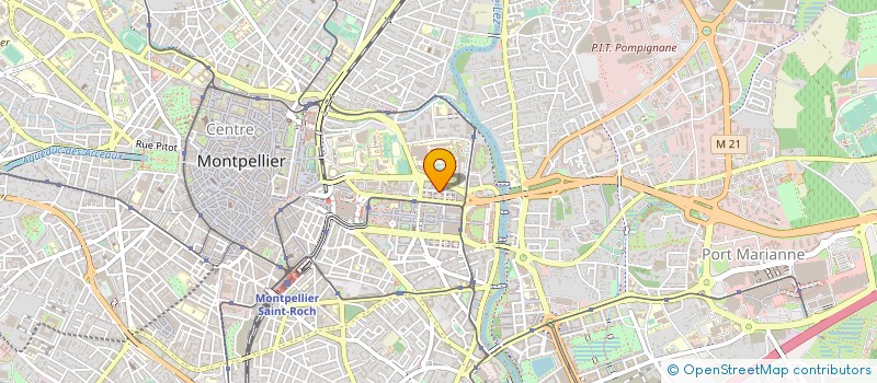 localisation de l'entreprise IMMOBILIERE DU GRAND M à MONTPELLIER