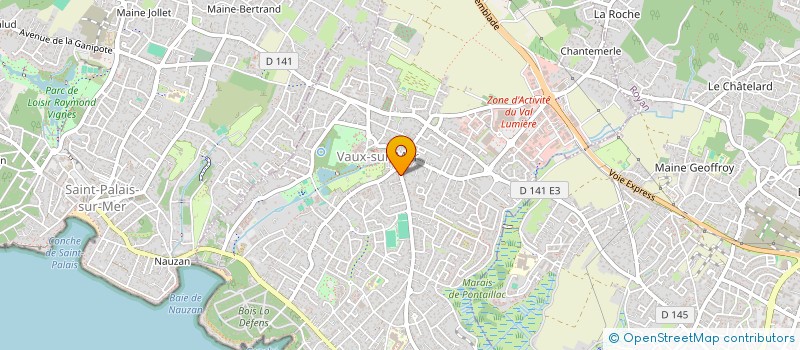 localisation de l'entreprise IMMOBILIERE DU GRAND NOYER  VAUX-SUR-MER