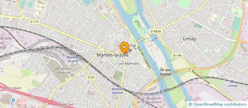 localisation de l'entreprise IMMOBILIERE DU GRAND PARIS  MANTES-LA-JOLIE