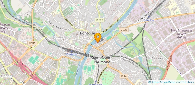 localisation de l'entreprise IMMOBILIERE DU HALAGE  SAINT-OUEN-L'AUMONE