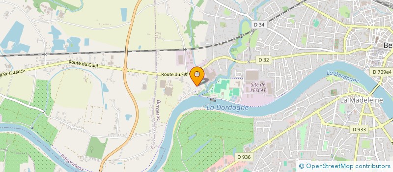localisation de l'entreprise IMMOBILIERE DU LANGUEDOC à BERGERAC