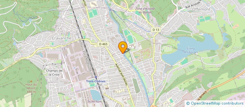 localisation de l'entreprise IMMOBILIERE DU LION  BELFORT