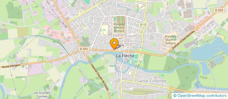 localisation de l'entreprise IMMOBILIERE DU LOIR  LA FLECHE