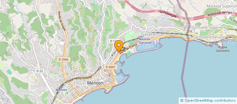 localisation de l'entreprise IMMOBILIERE DU MARLY à MENTON