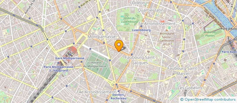 localisation de l'entreprise IMMOBILIERE DU MONT  PARIS