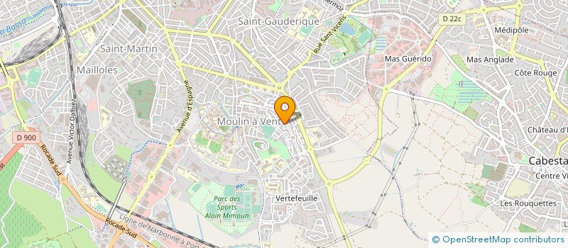 localisation de l'entreprise IMMOBILIERE DU MOULIN  PERPIGNAN