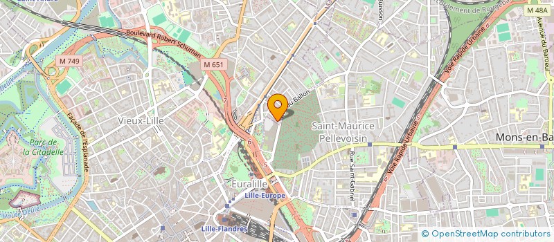 localisation de l'entreprise IMMOBILIERE DU NORD à LA MADELEINE