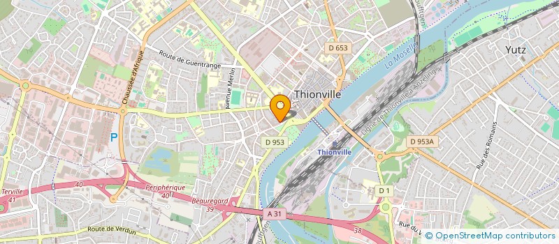 localisation de l'entreprise IMMOBILIERE DU PARC à THIONVILLE