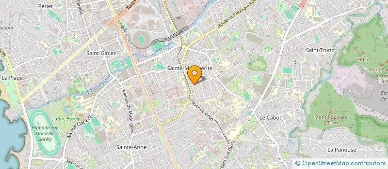 localisation de l'entreprise IMMOBILIERE DU PARC à MARSEILLE