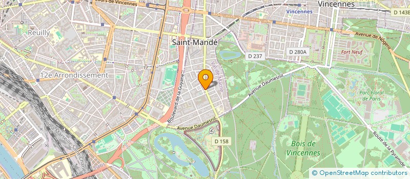 localisation de l'entreprise IMMOBILIERE DU PLATEAU à SAINT-MANDE