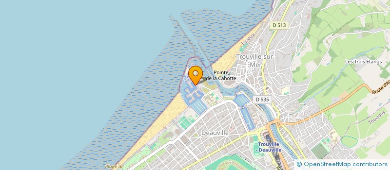 localisation de l'entreprise IMMOBILIERE DU PORT  DEAUVILLE