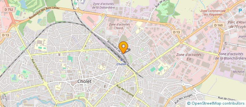 localisation de l'entreprise IMMOBILIERE DU SAUNA DE LA GARE à CHOLET